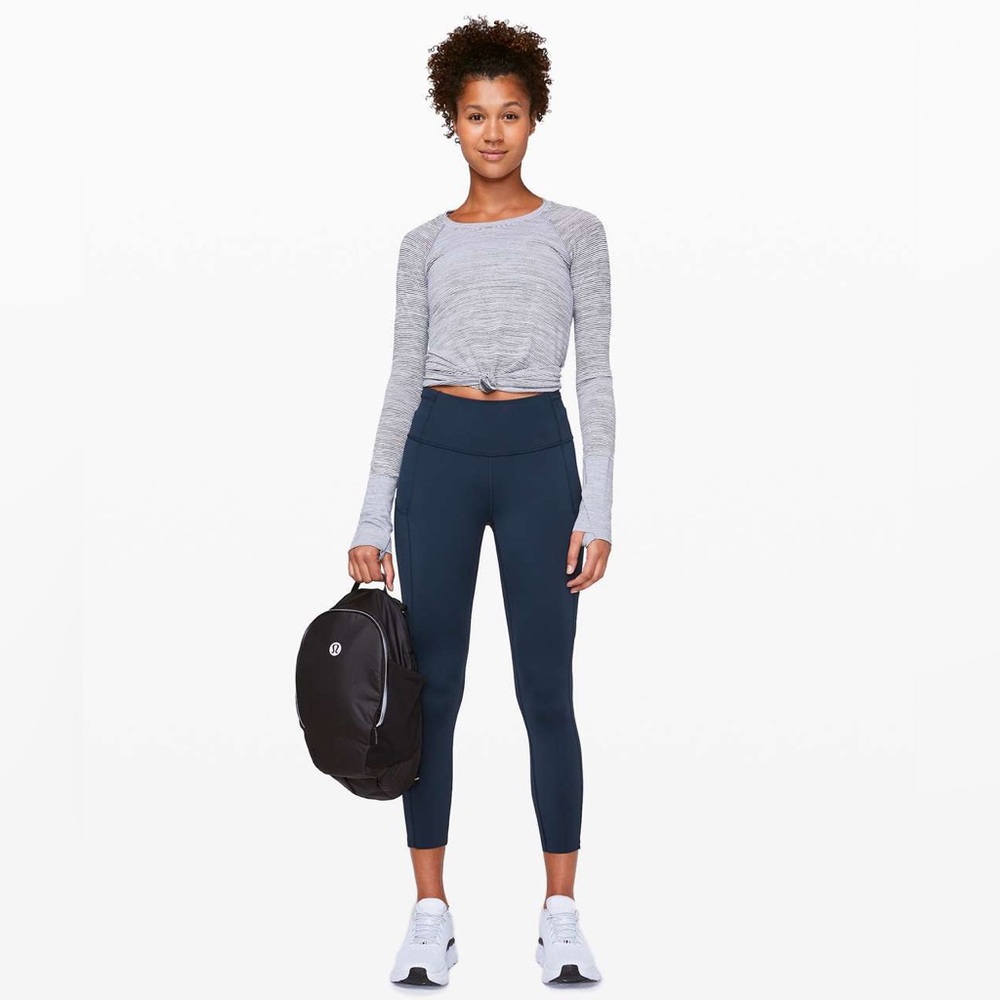 Lululemon Fast and Free High-Rise Cropped Leggings II 23" *Non-Reflective